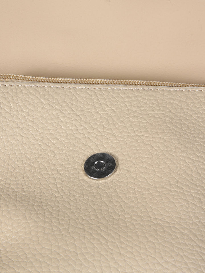 Imported Faux Leather Tote Bag With Mini Cross Body KC86-1003-1