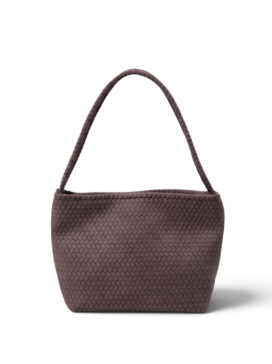 Imported Woven Style Basket Tote Bag With Pouch KC86-3379