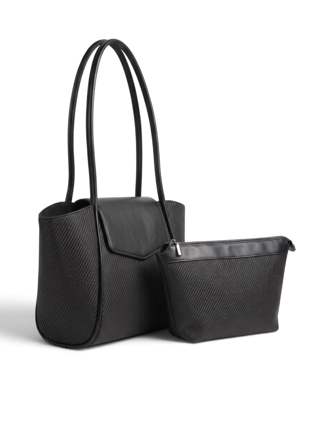Imported Trapeze Style Shoulder Tote Bag KC86-2756
