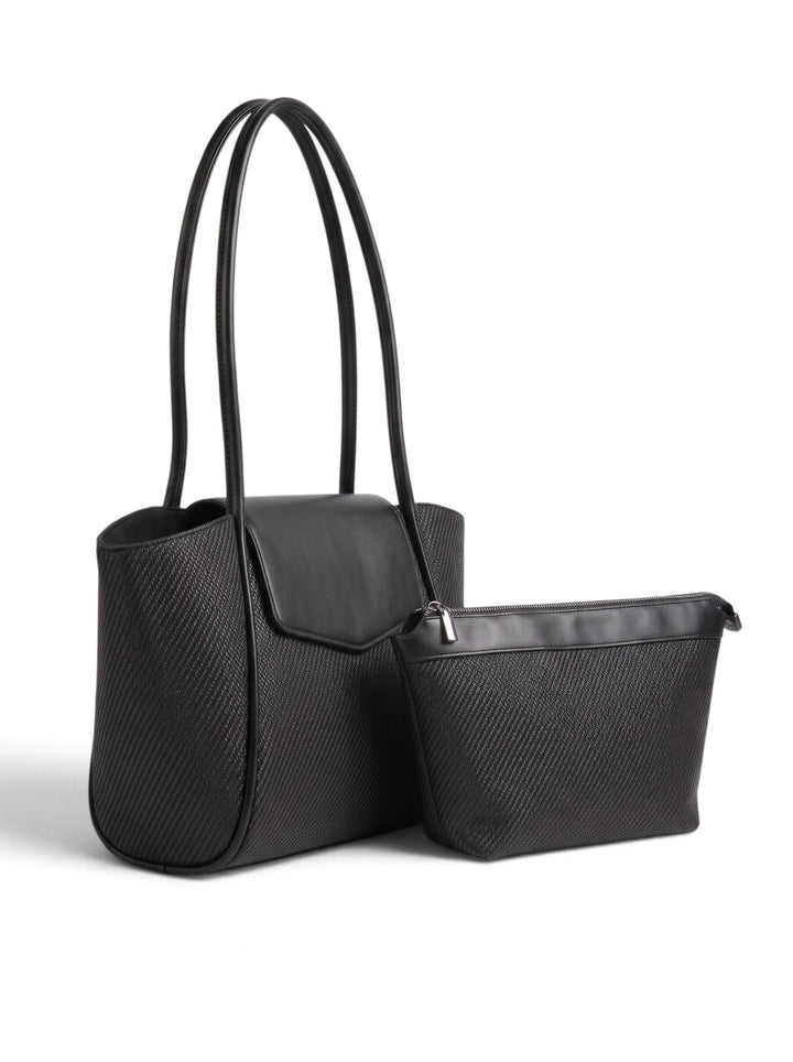 Imported Trapeze Style Shoulder Tote Bag KC86-2756
