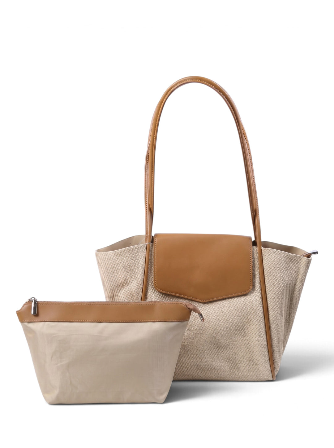 Imported Trapeze Style Shoulder Tote Bag KC86-2756