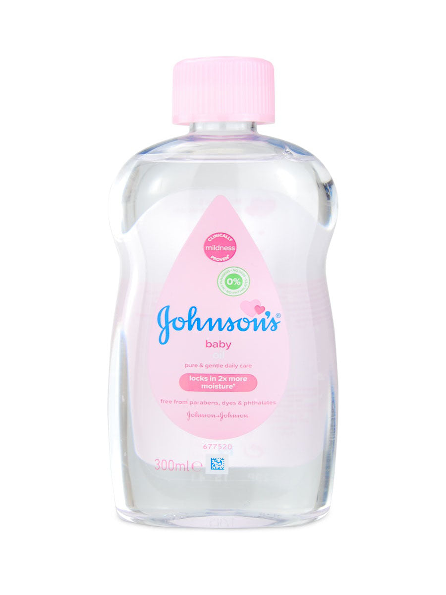 Johnsons Baby Oil Pink 300ml (A)