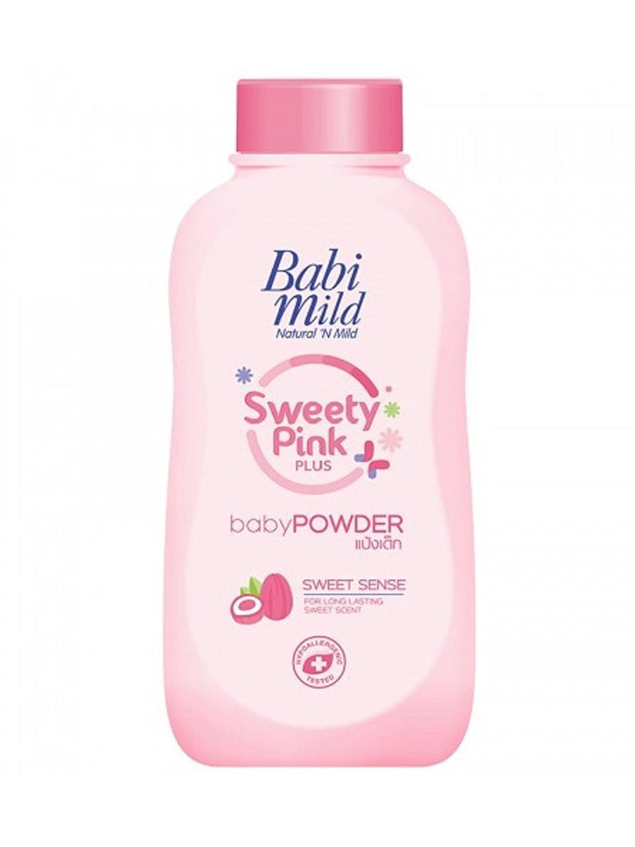 Babi Mild Sweety Pink Plus Smooth & Nourishing Baby Powder 380g (S-21)