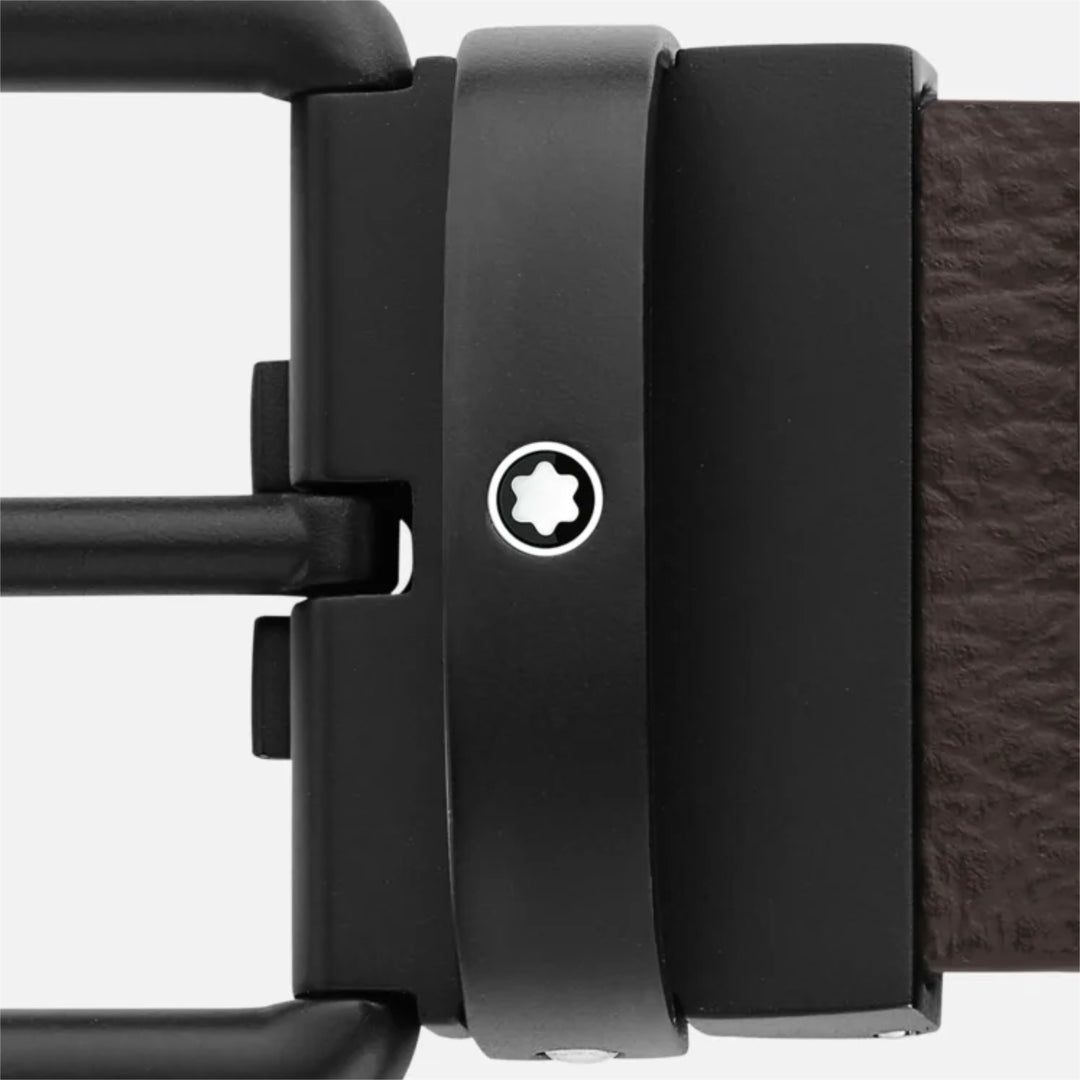 Brown/Black 35 mm Reversible Leather Belt MB131187