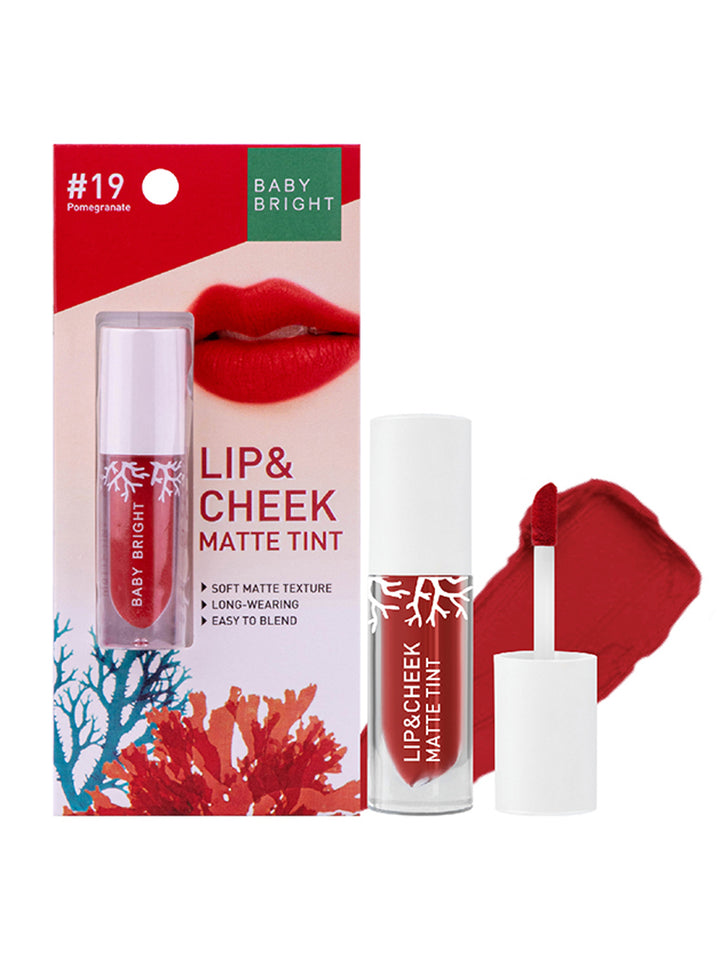 Baby Bright Lip & Cheek Matte Tint 2.4g 19 Pomegranate (Thai)