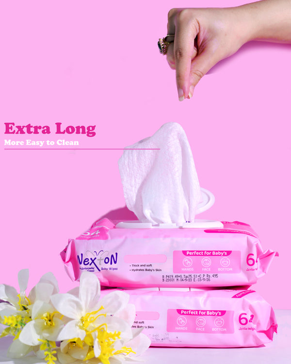 Nexton Baby Wipes Extra Sensitive 64 Sheets