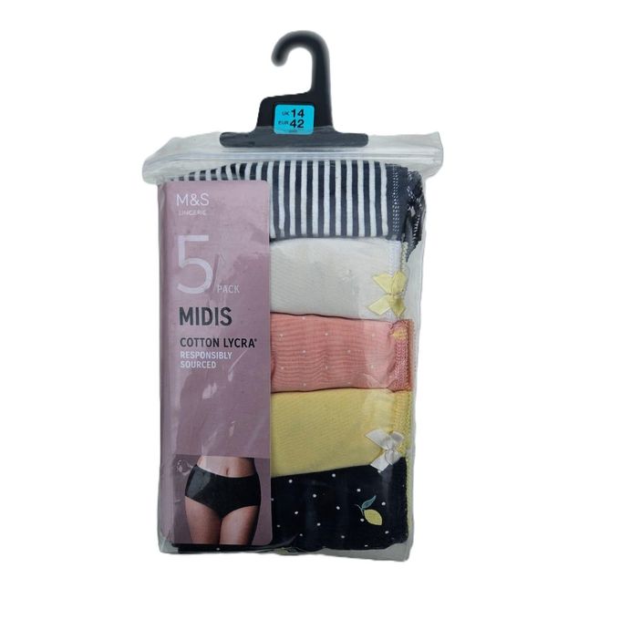 M&S Midi 5 Pack Panty T61/2112X