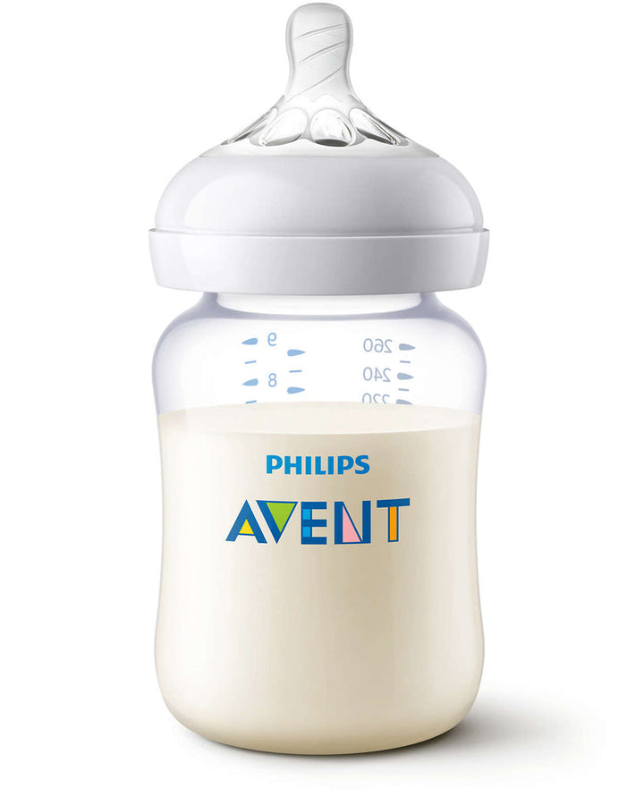 AP Baby Natural 9OZ 260ml Single Pack Feeding Bottle For 1m+ SCF474/17 ID 2276