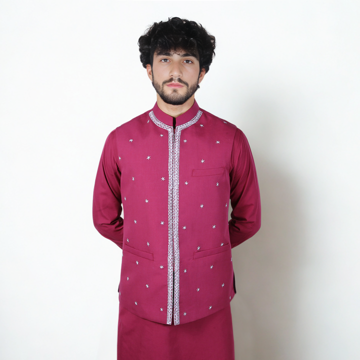 Premium Embroidered Waistcoat