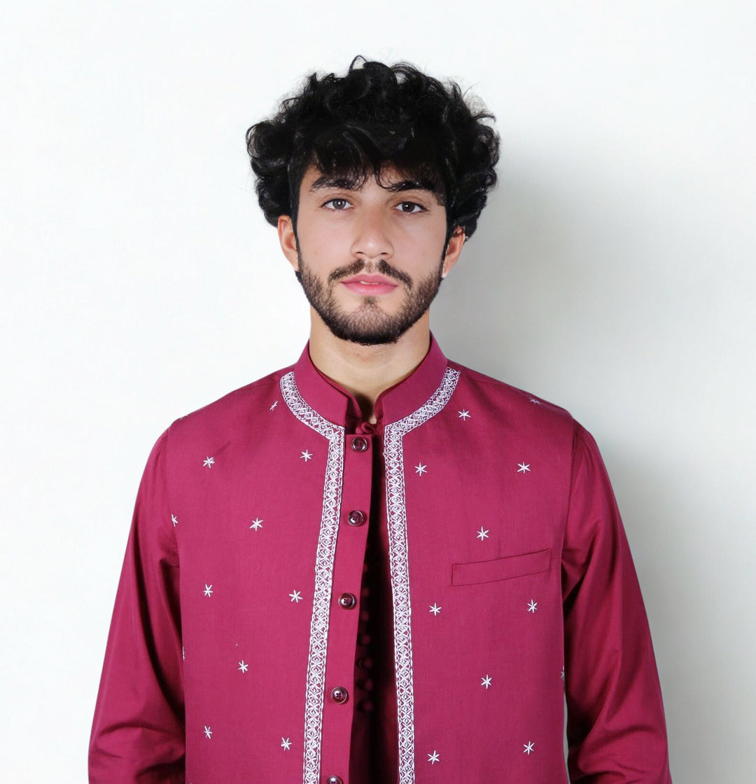 Premium Embroidered Waistcoat