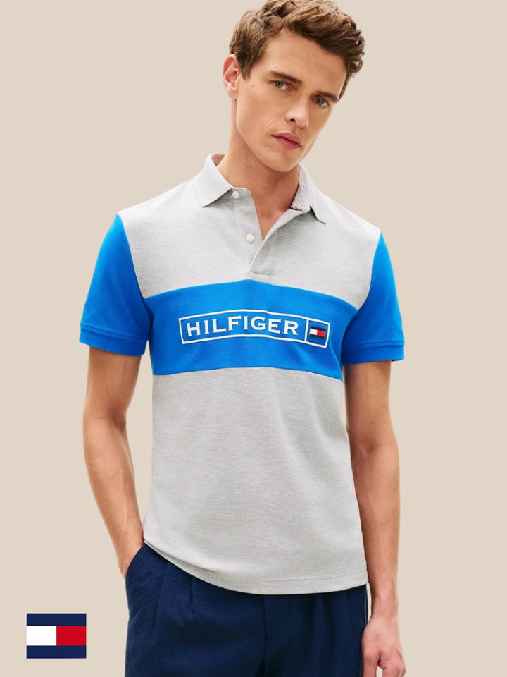 TH Men S/S Printed Polo MT-XM07333