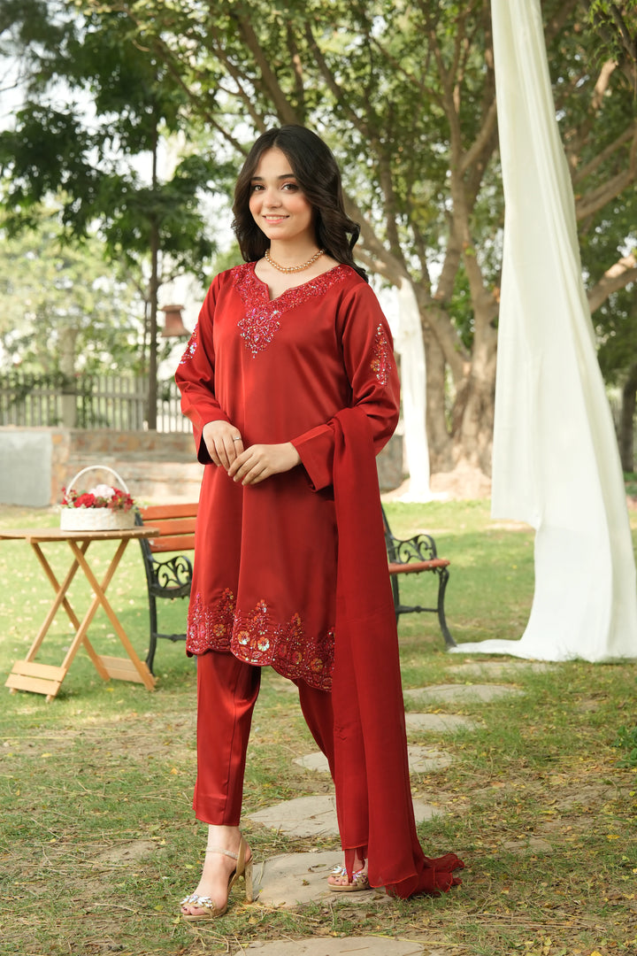 Minnie Threads MT-MARJAN-MAROON-1039