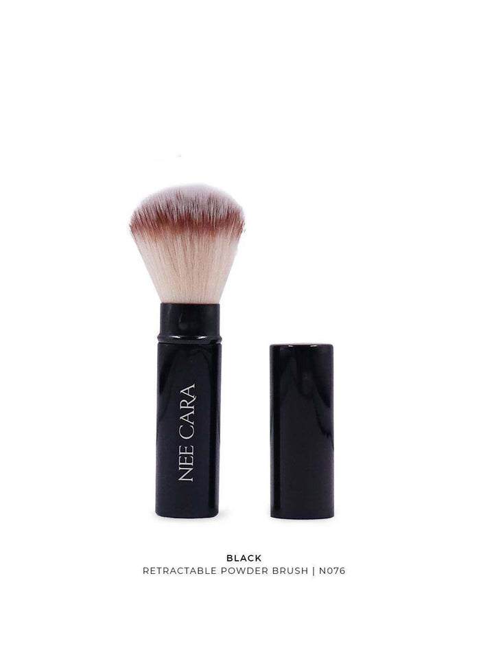 Nee Cara Retractable Powder Brush Black (Thai)