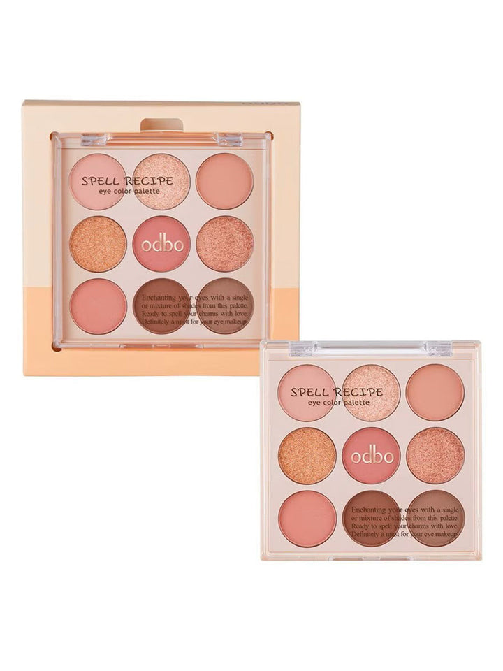 Odbo Spell Recipe Eye Color Palette 7G (9 Colors) OD2005 02 (Thai)