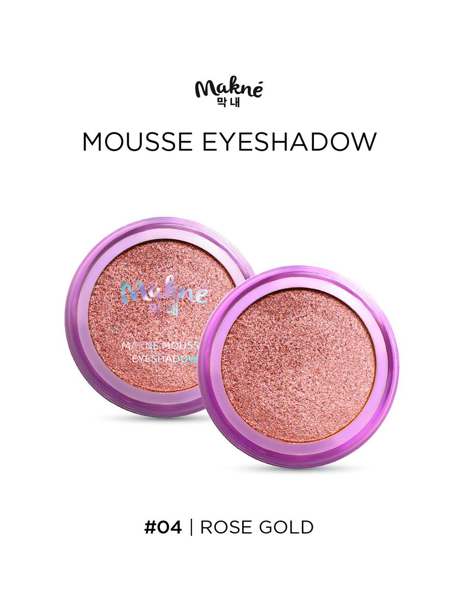 Makne Mousse Eye Shadow 04 Rose Gold 2g (Thai)