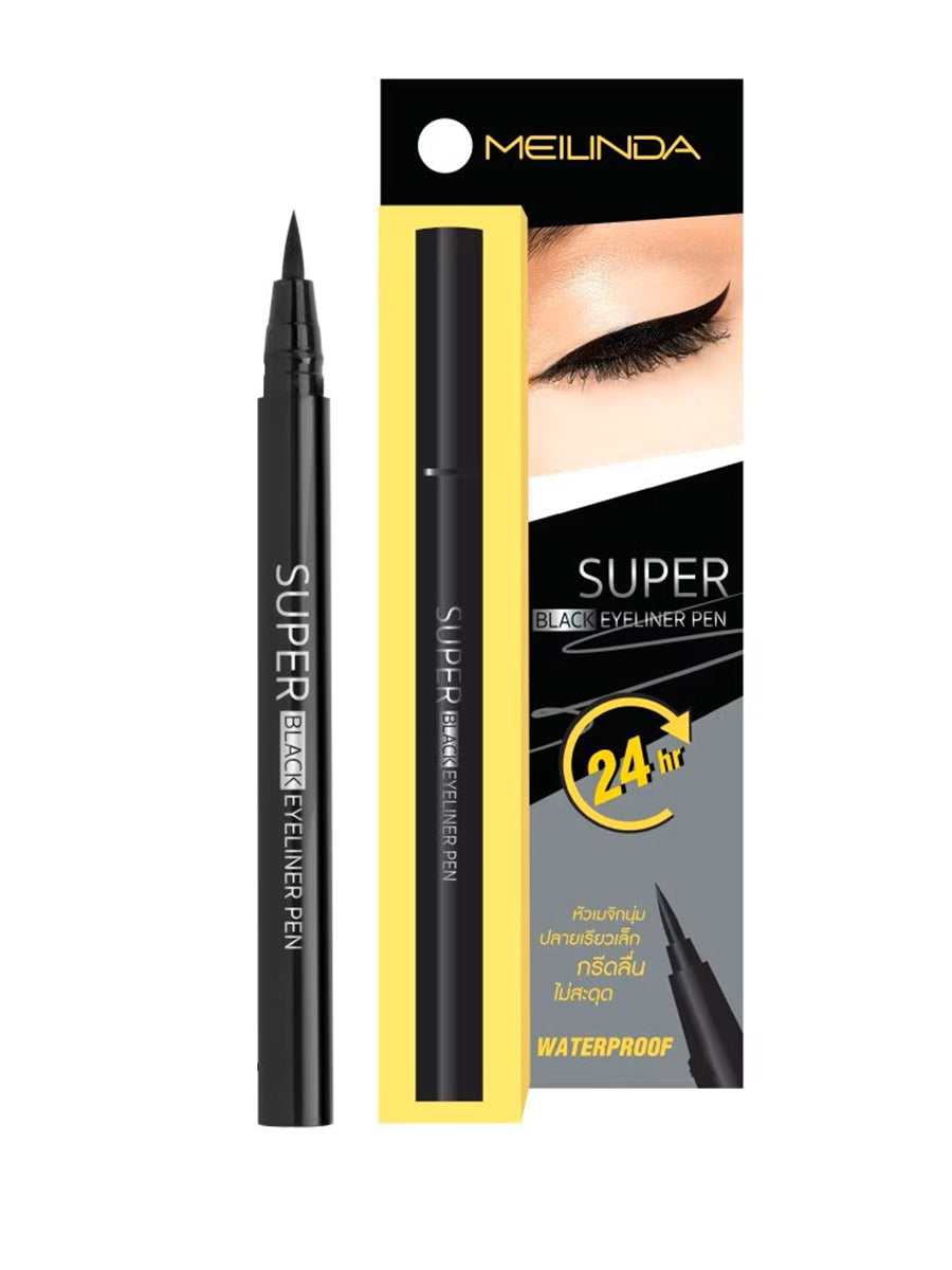 Meilinda Super Black Eye Liner Pen 0.7g (Thai)