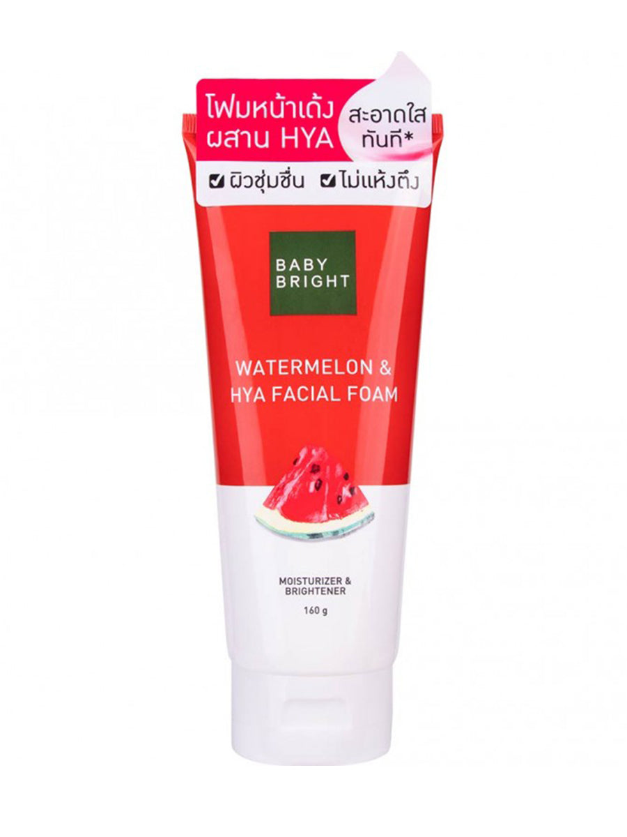 Baby Bright Water Melon & Haya Facial Foam 160g (Thai)