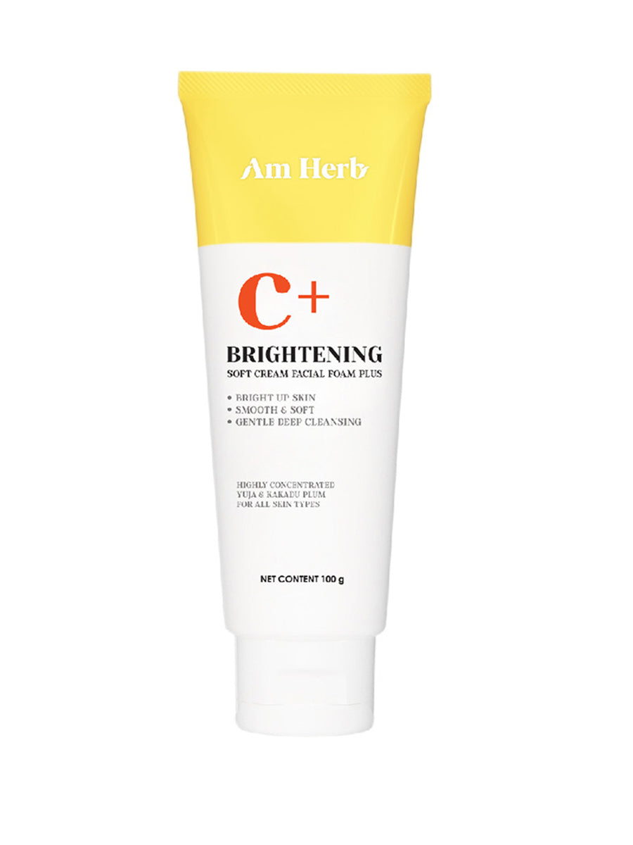 Am Herb C+ Brightening Soft Cream Facial Foam 100g (Thai)