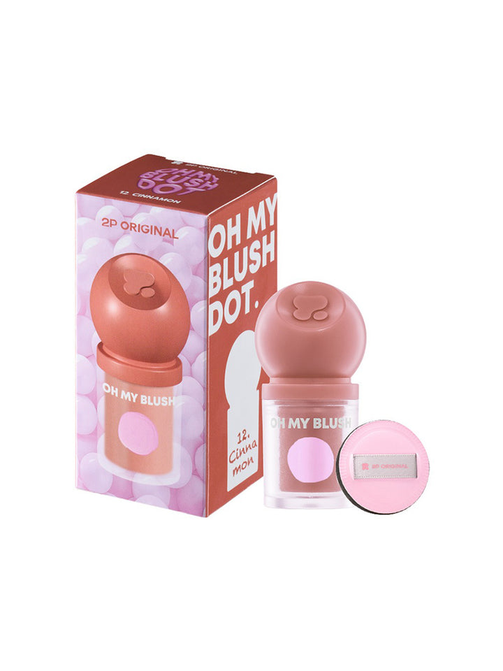 2P Original Oh My Blush Dot 3g. 12 Cinnamon