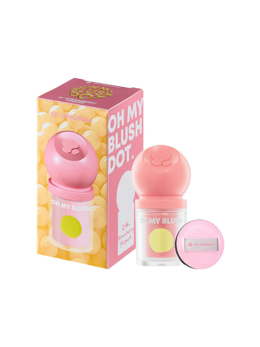 2P Original Oh My Blush Dot 3g. 14 Strawberry Yogurt