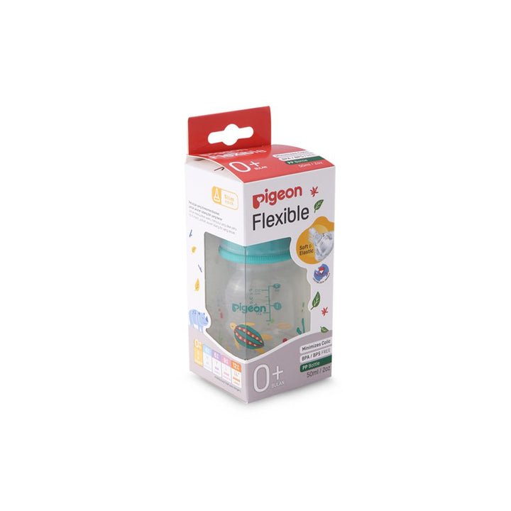 Pigeon Baby Flexible PP Feeding Bottle 0m+ 50ml #A79395 (W-22)