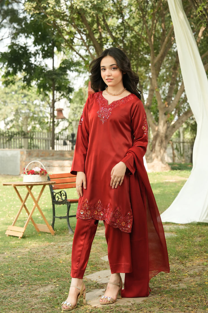 Minnie Threads MT-MARJAN-MAROON-1039