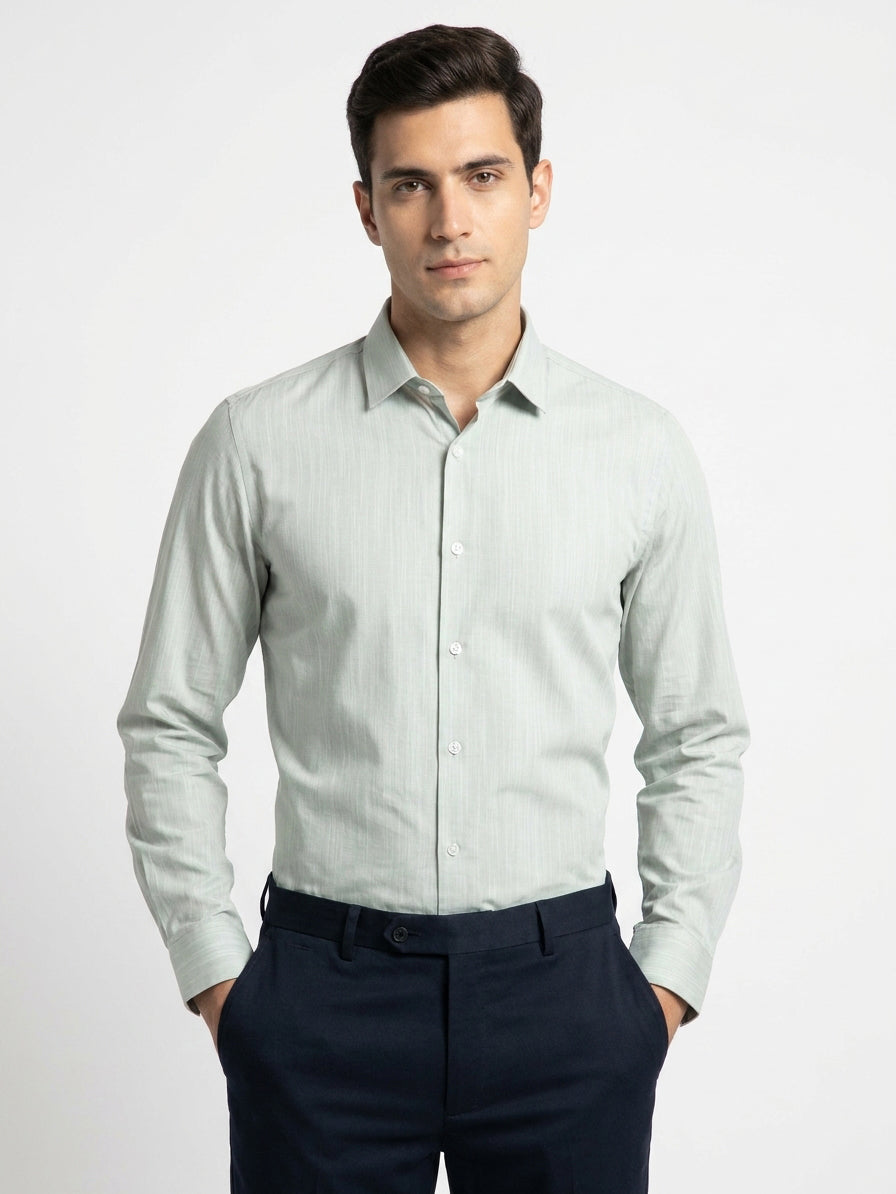 The Scotts Men L/S Plain Casual Shirt