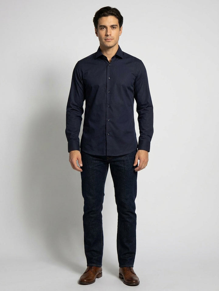 The Scotts Men L/S Plain Casual Shirt