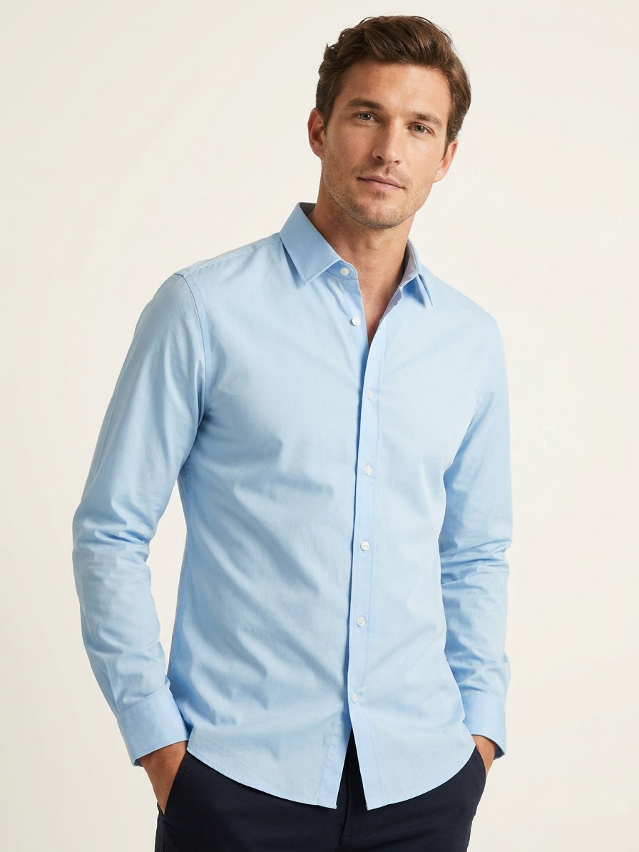 The Scotts Men L/S Plain Casual Shirt