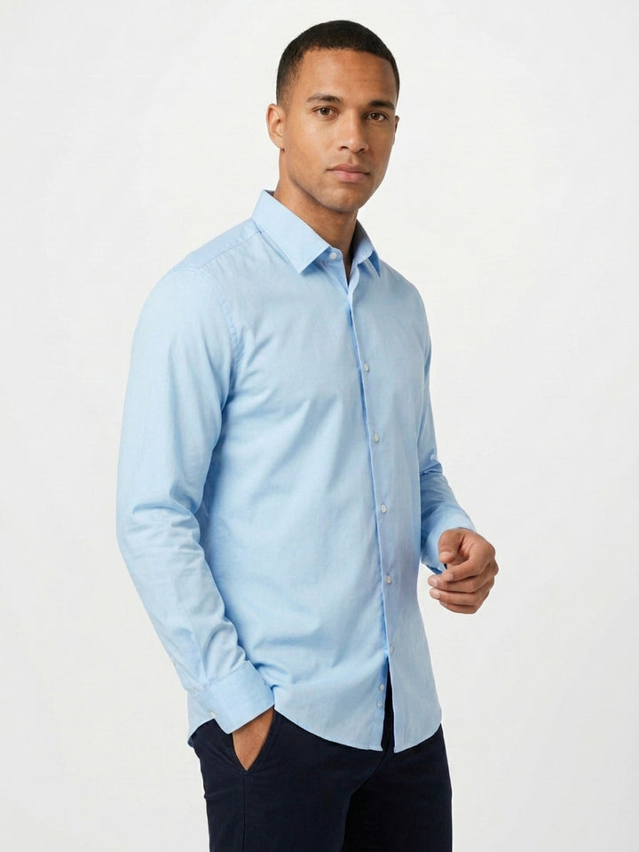 The Scotts Men L/S Plain Casual Shirt