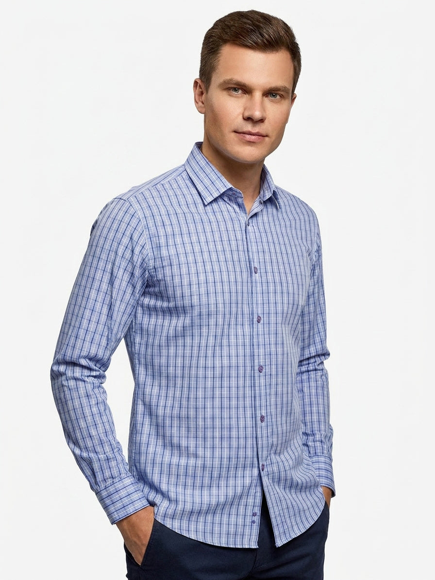 The Scotts Men L/S Printed Casual Shirt