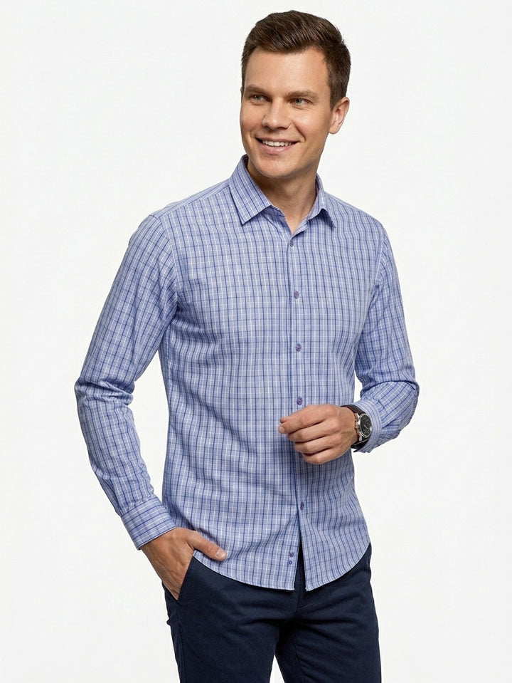 The Scotts Men L/S Printed Casual Shirt