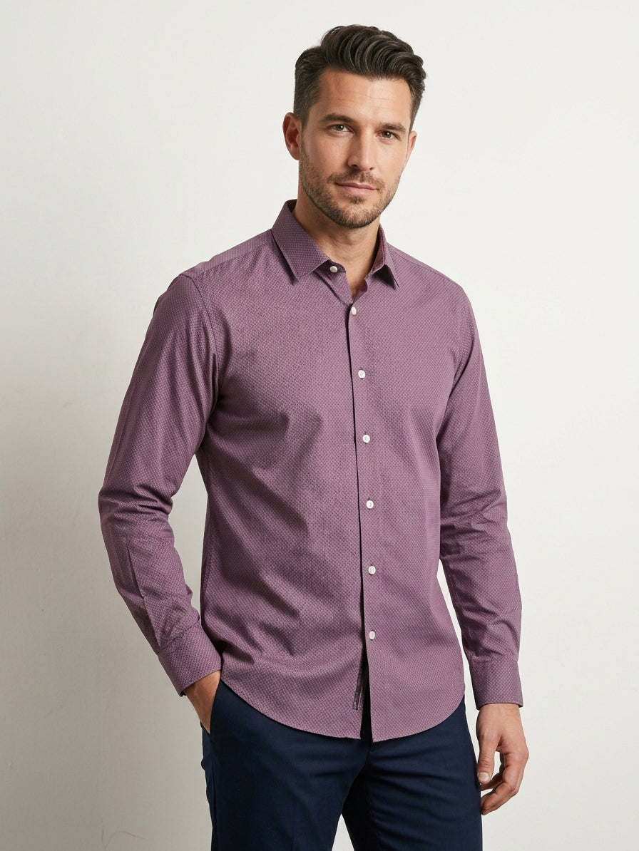 The Scotts Men L/S Printed Casual Shirt