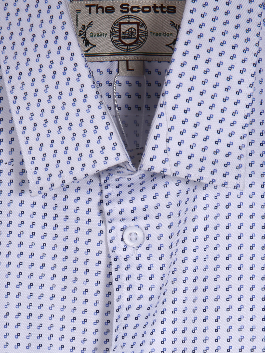 The Scotts Men L/S Printed Casual Shirt