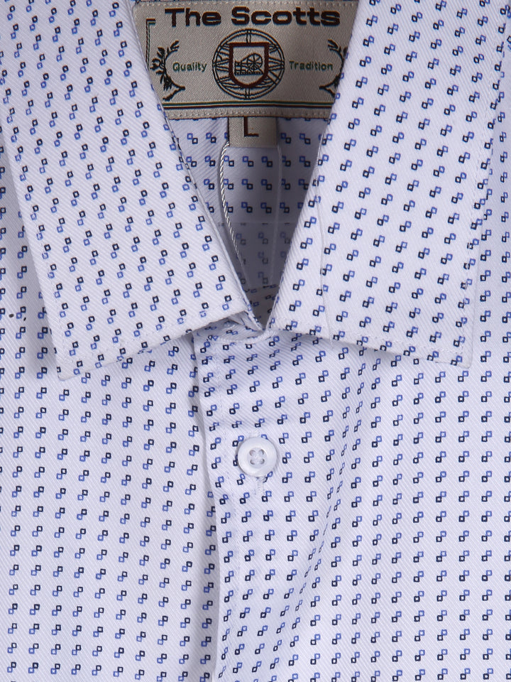 The Scotts Men L/S Printed Casual Shirt