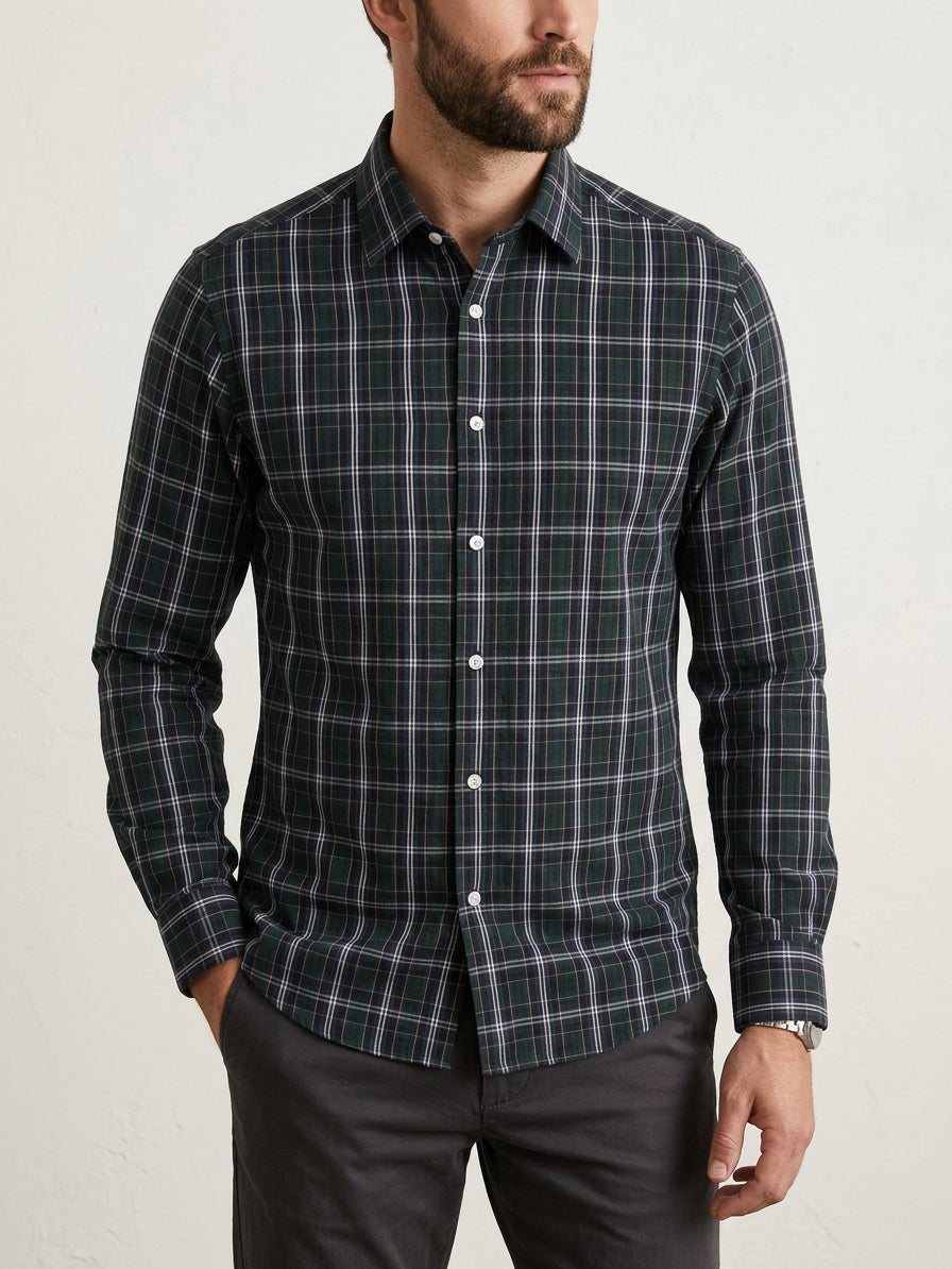 The Scotts Men L/S Printed Casual Shirt