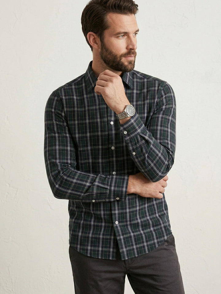 The Scotts Men L/S Printed Casual Shirt