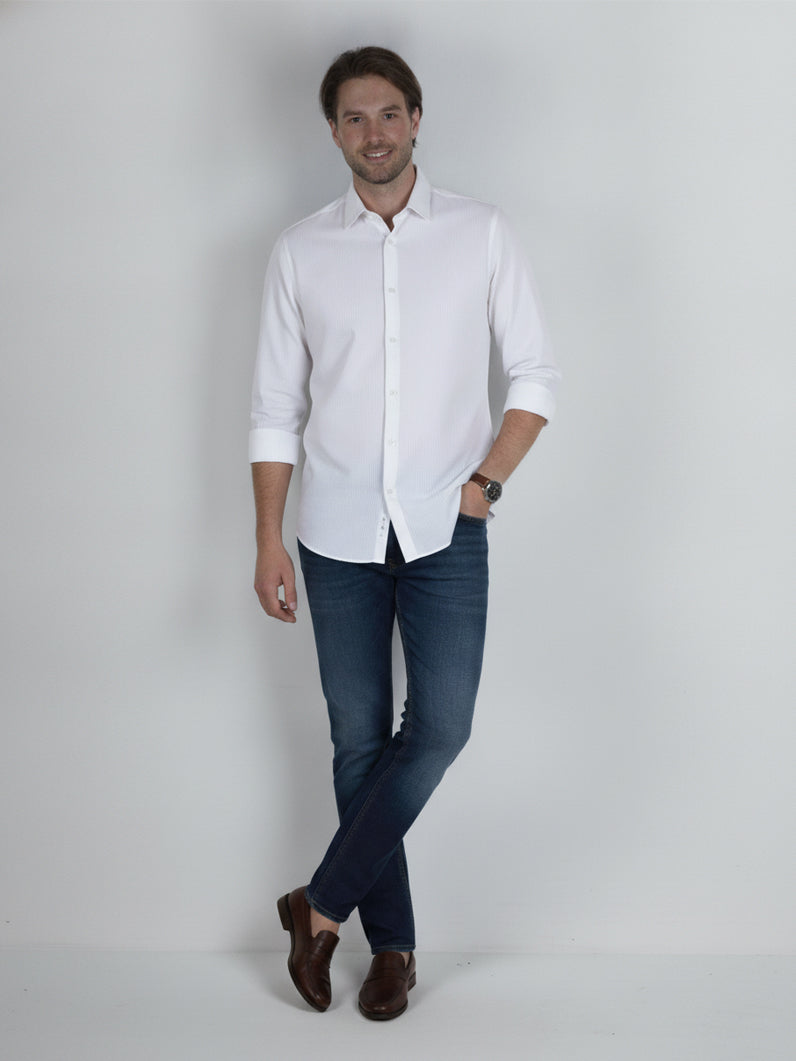 The Scotts Men L/S Printed Casual Shirt