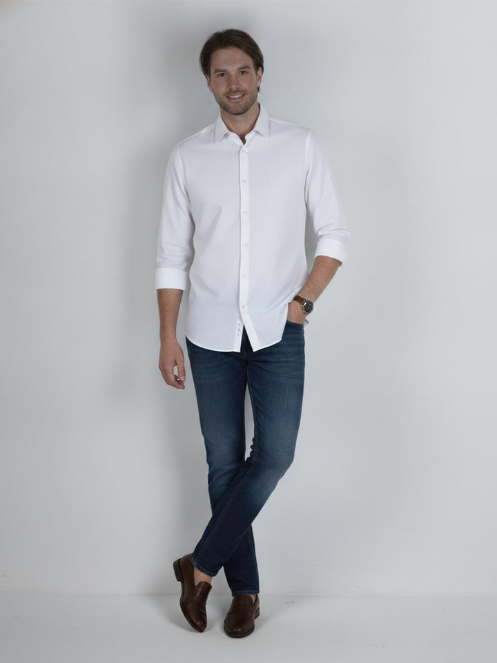 The Scotts Men L/S Printed Casual Shirt