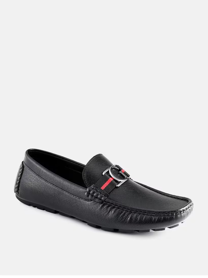 Guess Men Leather Loafer AT-SB-ARLINOX