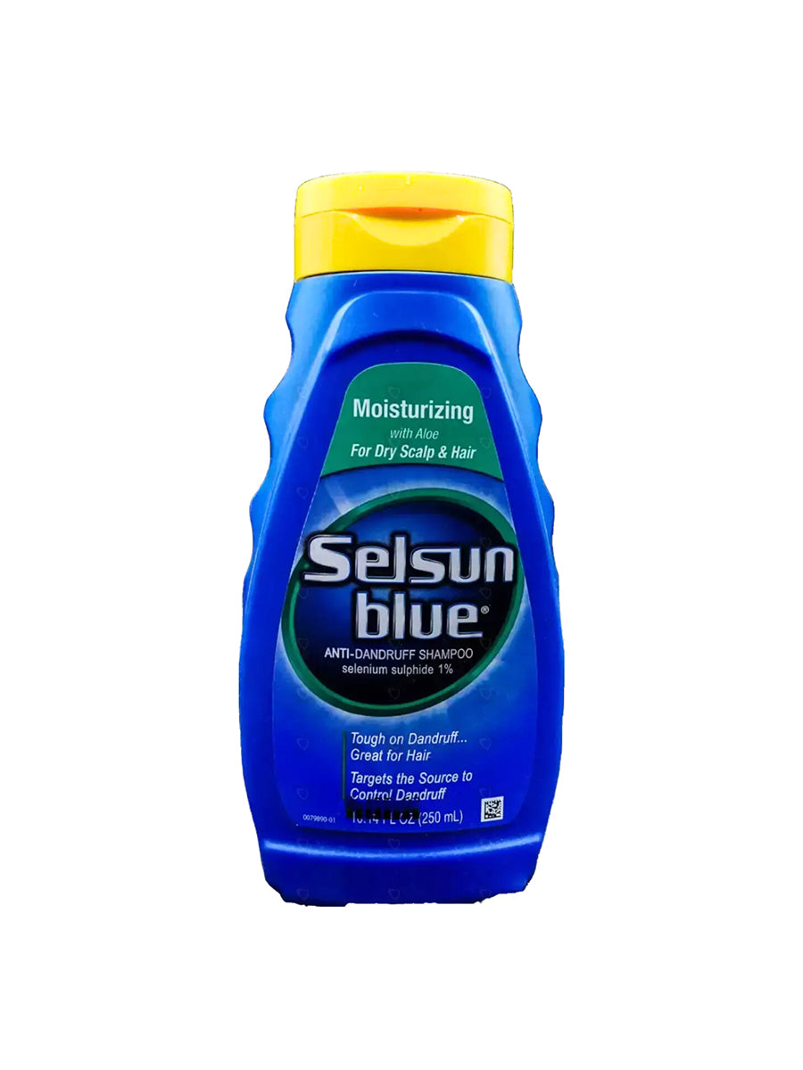 Selson Blue Moiturizing With Aloe For Dry Scalp& Hir Dandruff Shampoo 200Ml