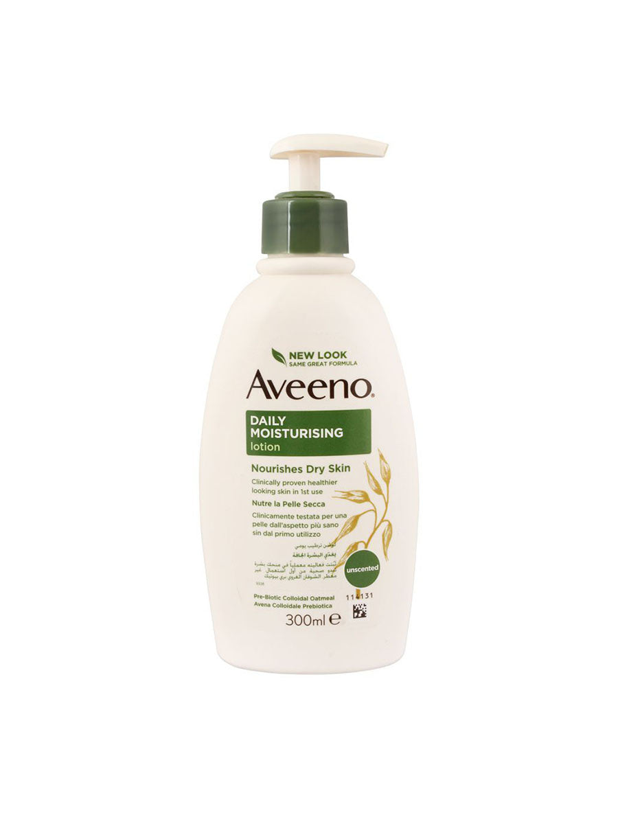 Aveeno Daily Moisturising Lotion For Nourishes Dry Skin Uncented 300ml