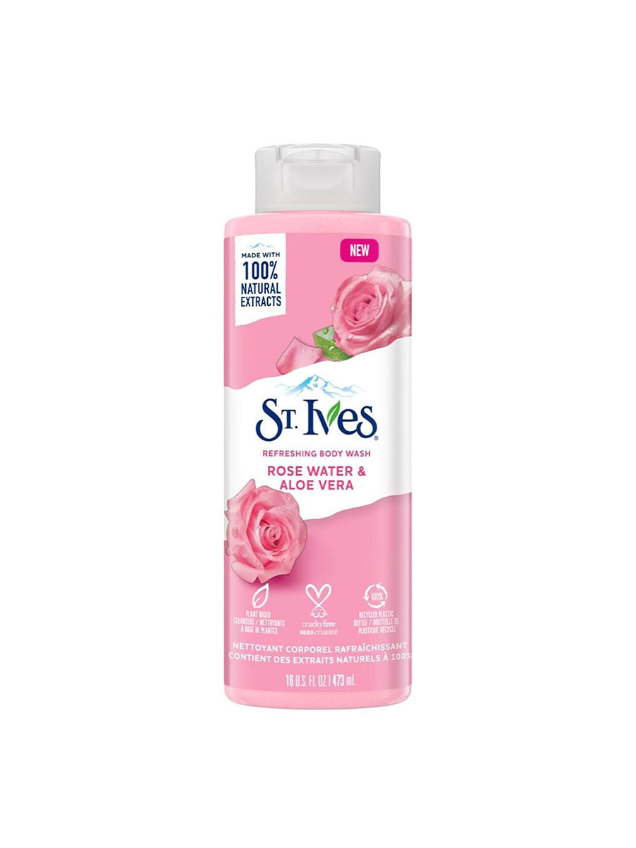 St Ives Rose Water & Aloe Vera Body Wash 650ml