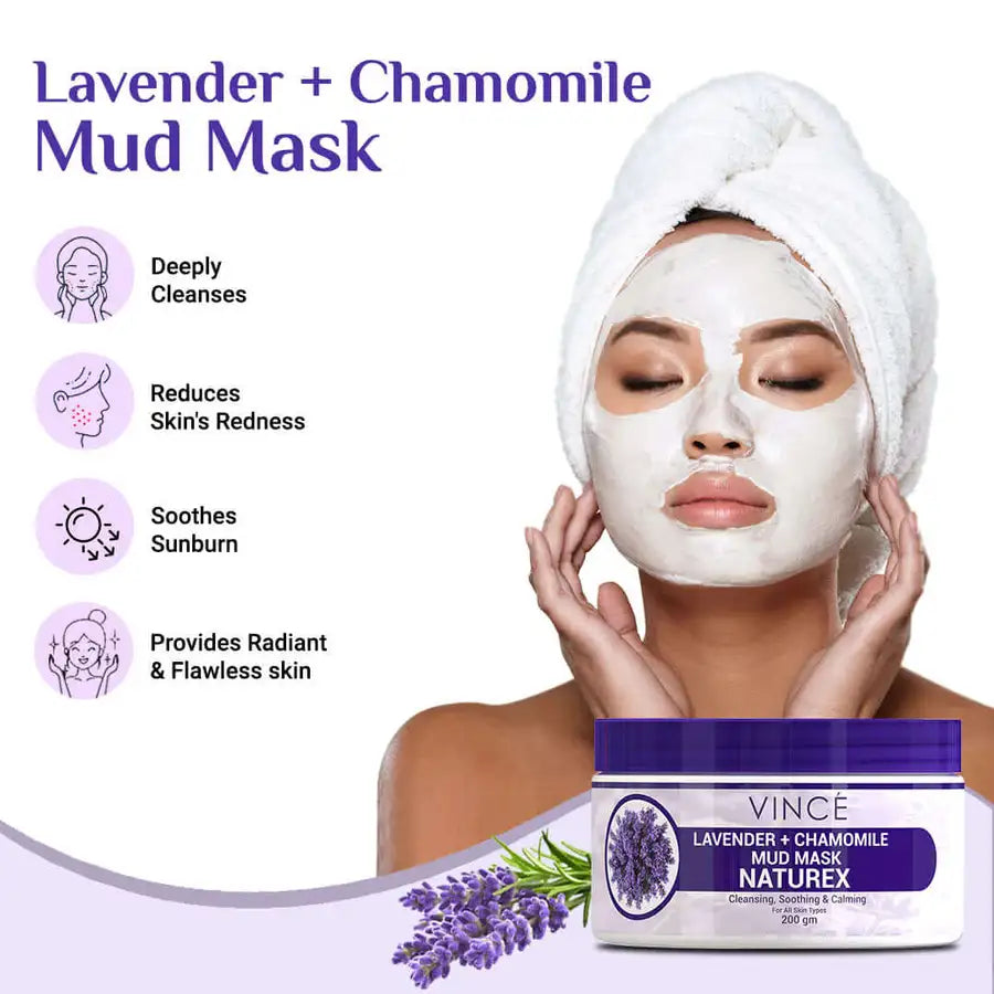 Vince Lavender & Chamomile Mud Mask