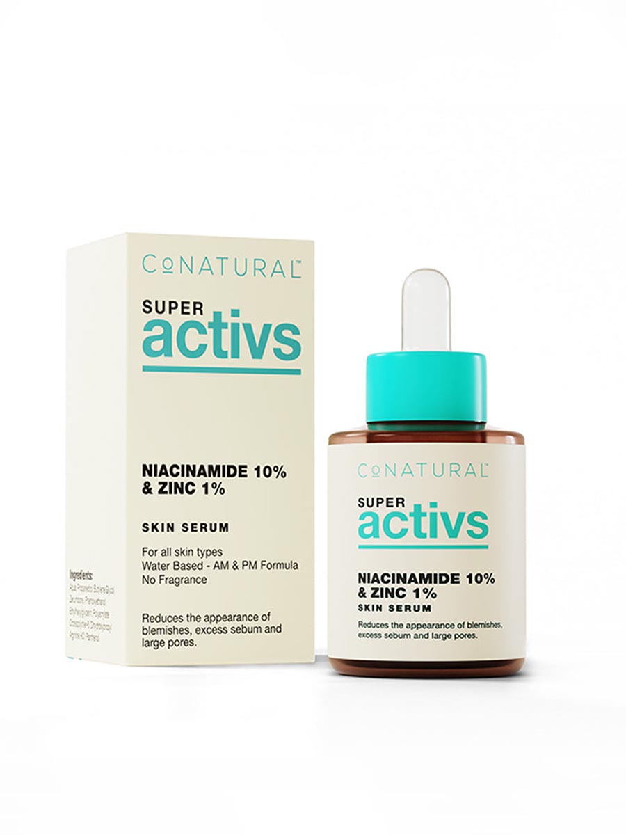 Conatural Super active Niacinamide 10% & Zinc 1% Skin Serum 30Ml