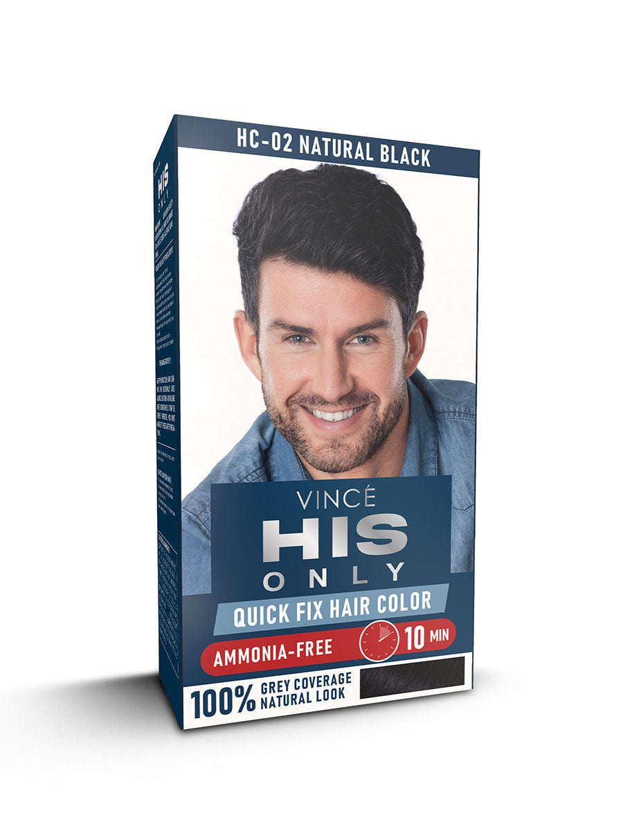 Vince His Only Quick Fix Hair Color HC-02 Natural Black