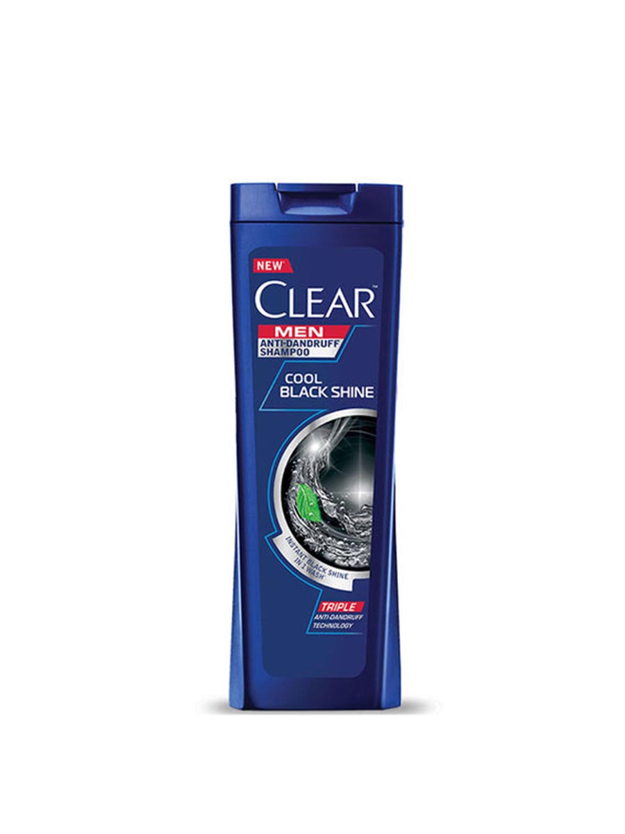 Clear Cool Black Shine Anti-Dandruff Shampoo 380ml (Unilever)