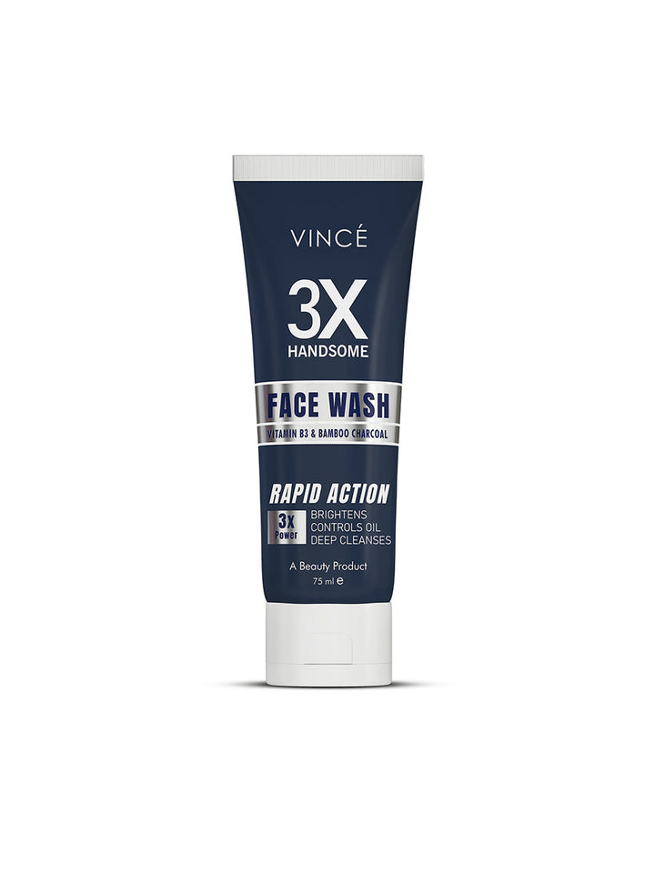 Vince 3X Handsome Face Wash Rapid Action 75ml