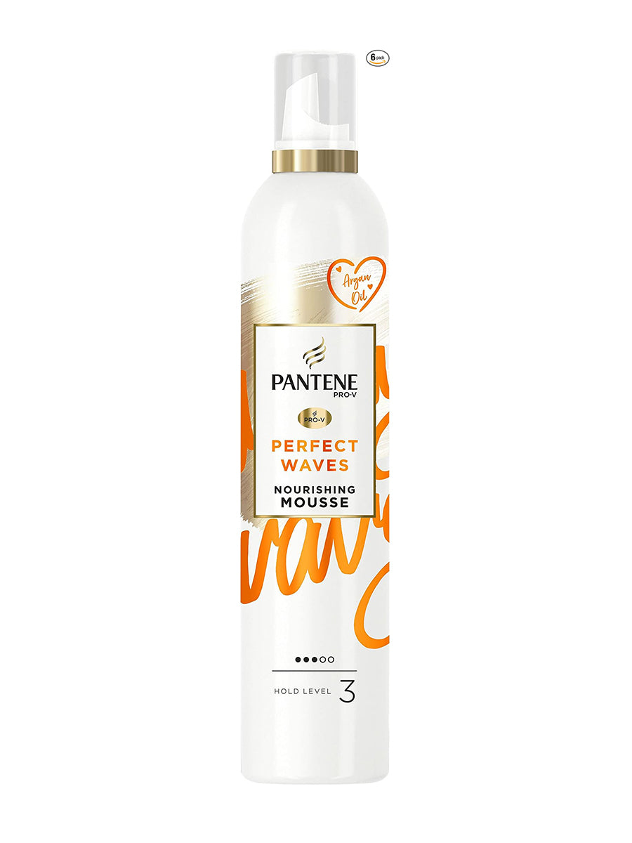 Pantene Perfect Waves Nourishing Mousse Hair Spray Hold Level 3 200ml
