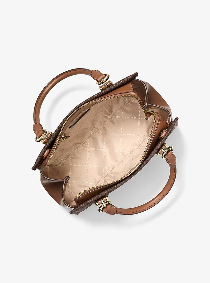 MK Ladies MD Sactchel Marilyn 35F5G6AS2B Brown Sig